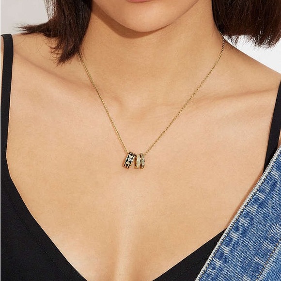 COACH - (4) Signature Enamel Rondell Necklace - Picture 2 of 2